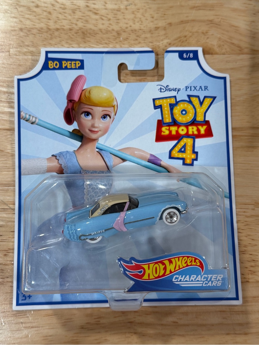 Toy Story 4 Hot Wheels Disney Pixar Bo Peep Character Car 1:64 Scale New Sealed